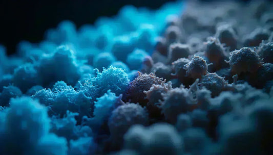 Microscopic texture evokes liposomal or nano-scale delivery—ideal for content on advanced supplement science, cellular targeting, and bioavailability.