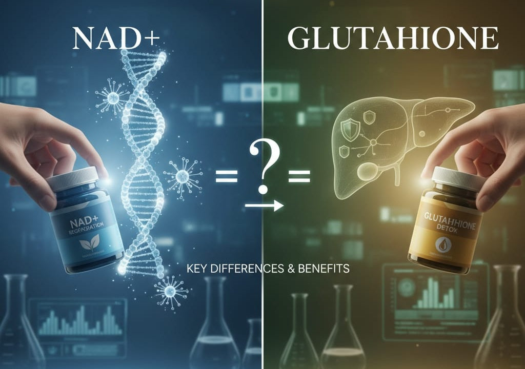 NAD vs Glutathione: Key Differences and Benefits Explained - Goldman NAD vs Glutathione: Key Differences and Benefits Explained - Goldman