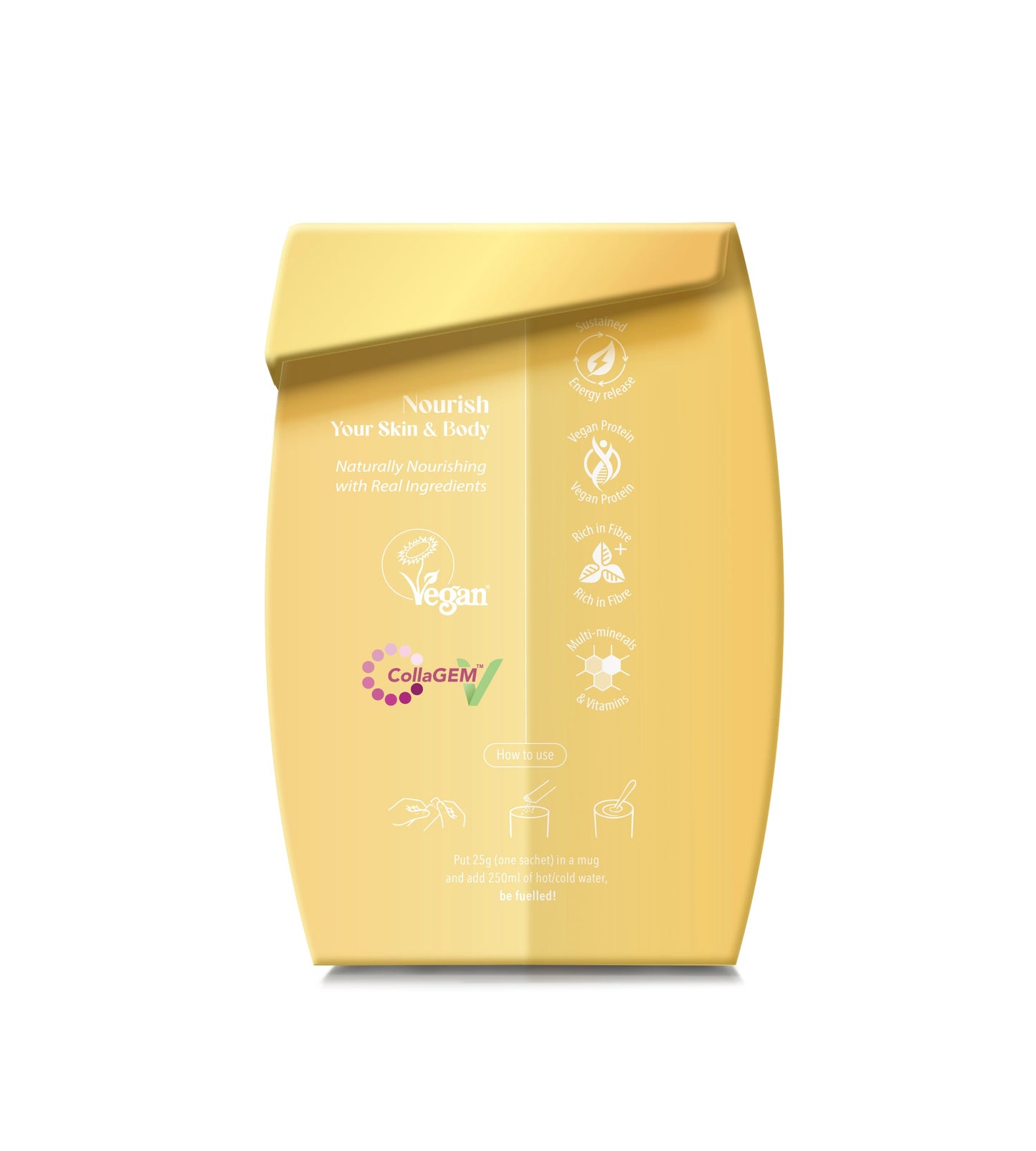 Elev8ng Vegan Collagen Protein Shake - Vanilla / Hazelnut Goldman Labs