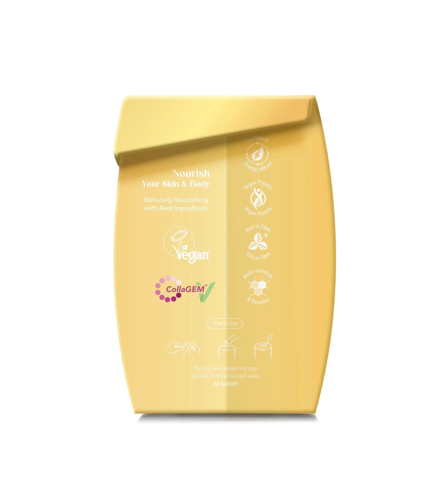 Elev8ng Vegan Collagen Protein Shake - Vanilla / Hazelnut Goldman Labs