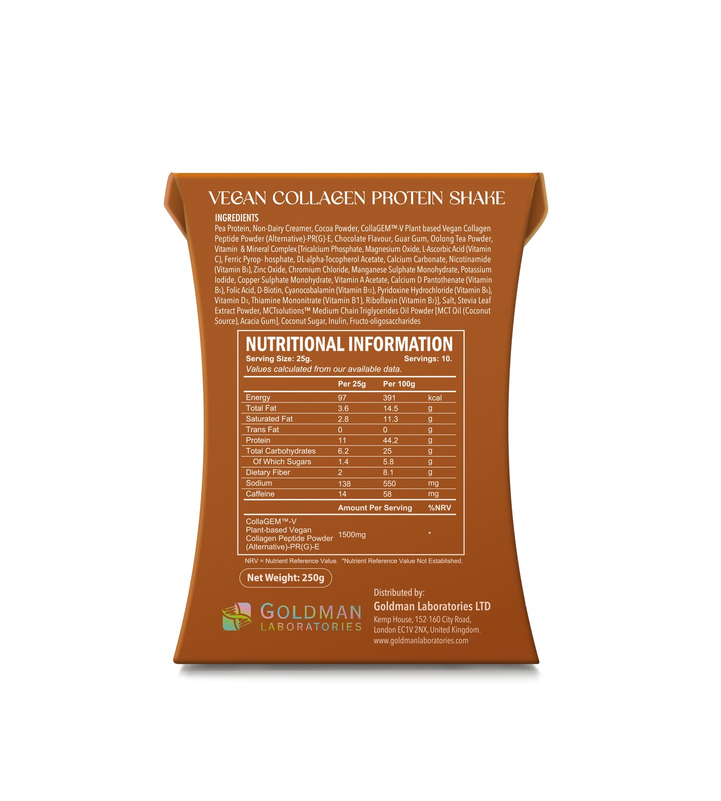 Elev8ng Vegan Collagen Protein Shake - Chocolate