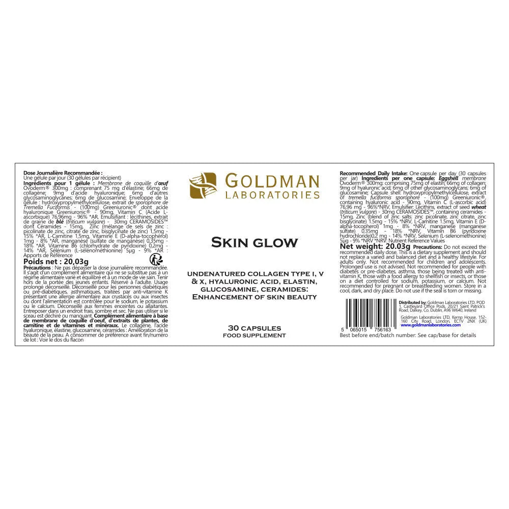 Skin Glow - Best Collagen Supplements For Skin Goldman Labs