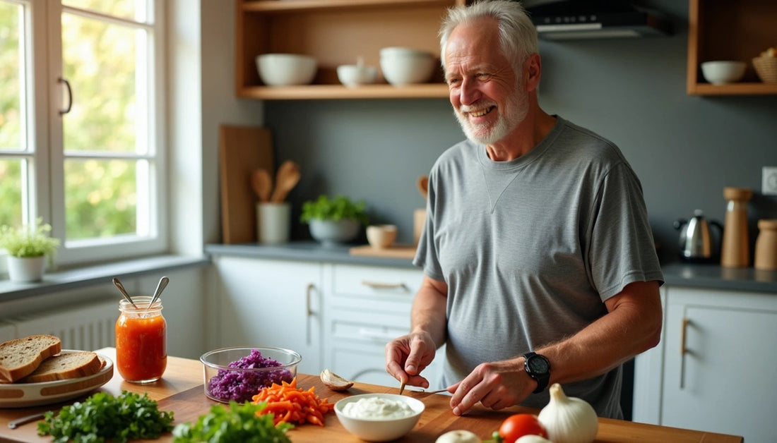 Testosterone and Gut Health: Probiotics and Digestive Wellness for Men 60+