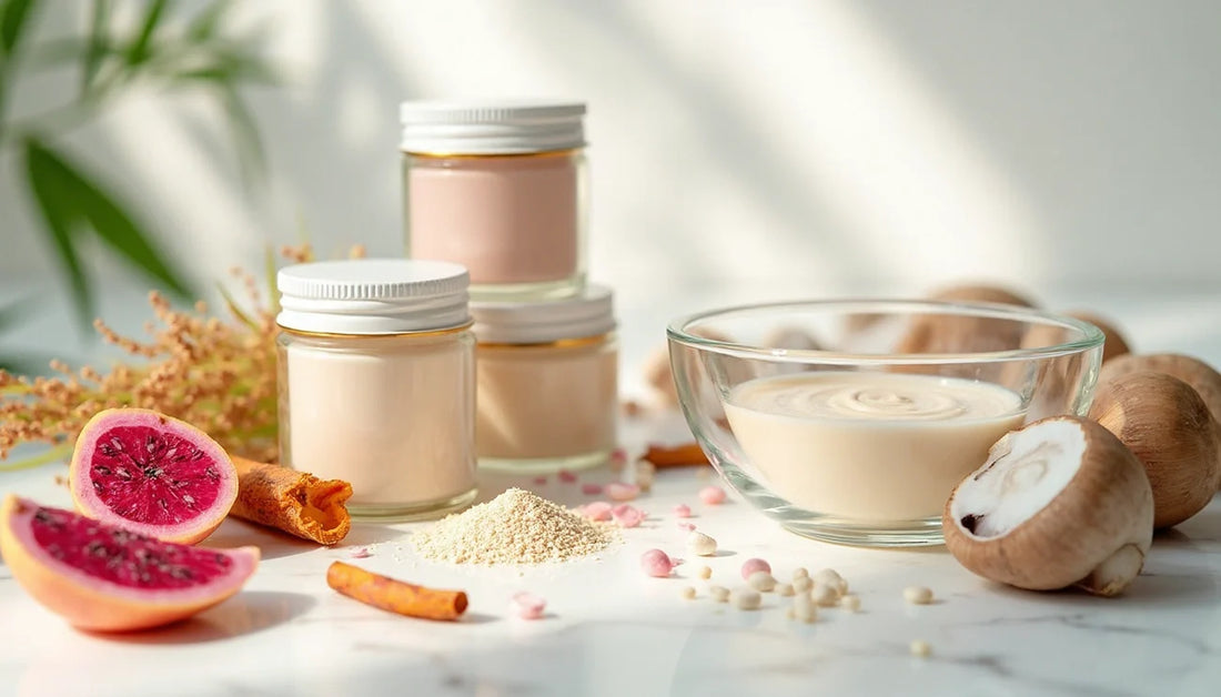 Give me 20 great vegan collagen supplements that integrate well with hyaluronic acid