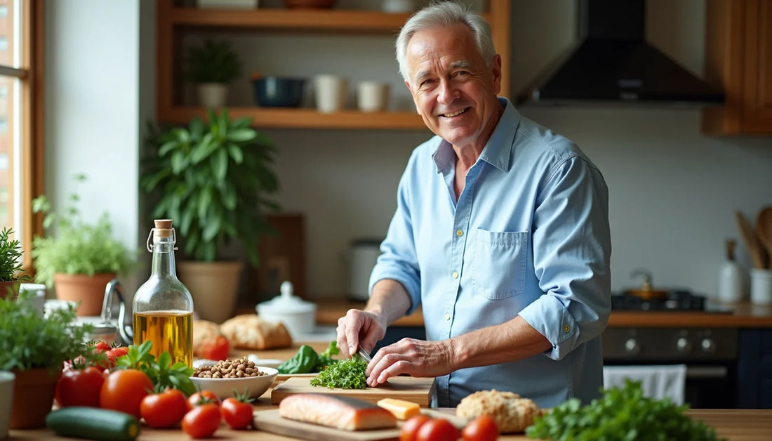 Mediterranean Diet for Testosterone: Evidence-Based Guide for UK Men 60+