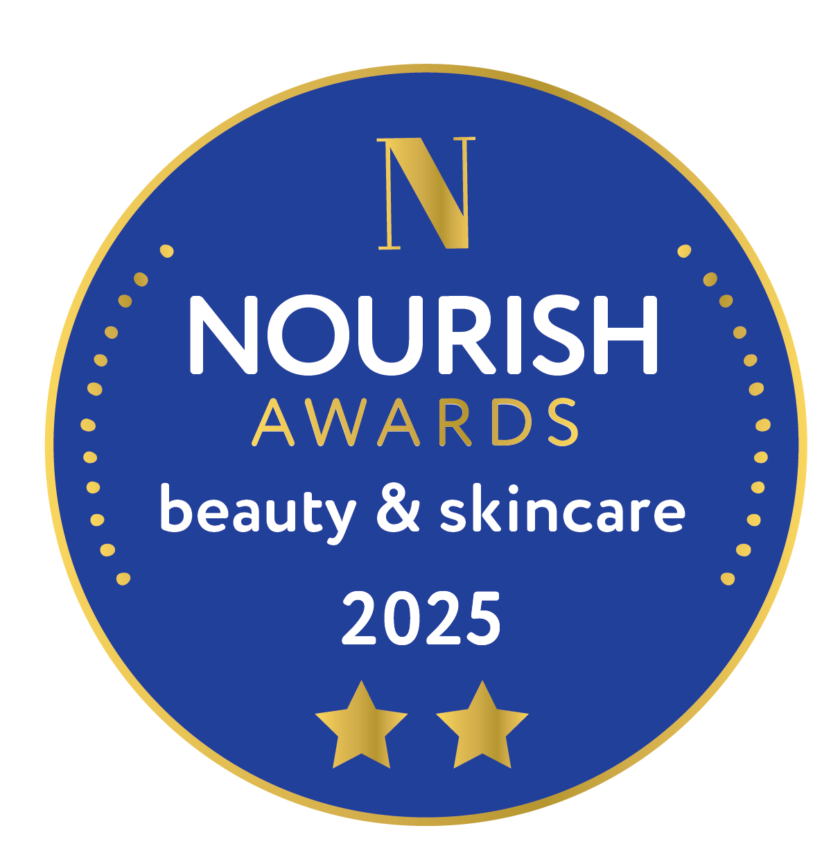 <p><strong>Nourish Awards® 2025</strong></p><p><strong>2 Stars Beauty & Collagen Category</strong></p>