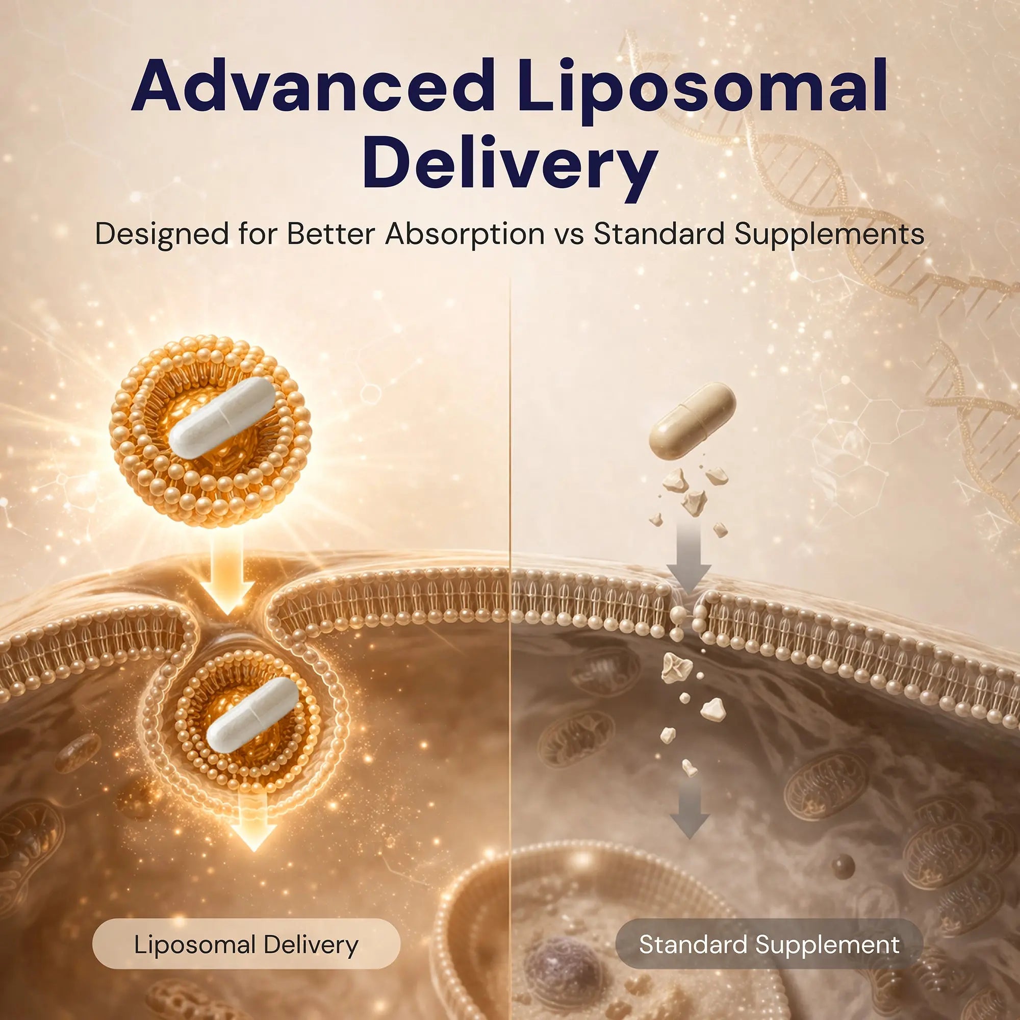 Liposomal NAD+ Powder | Boost Metabolism & Longevity Support