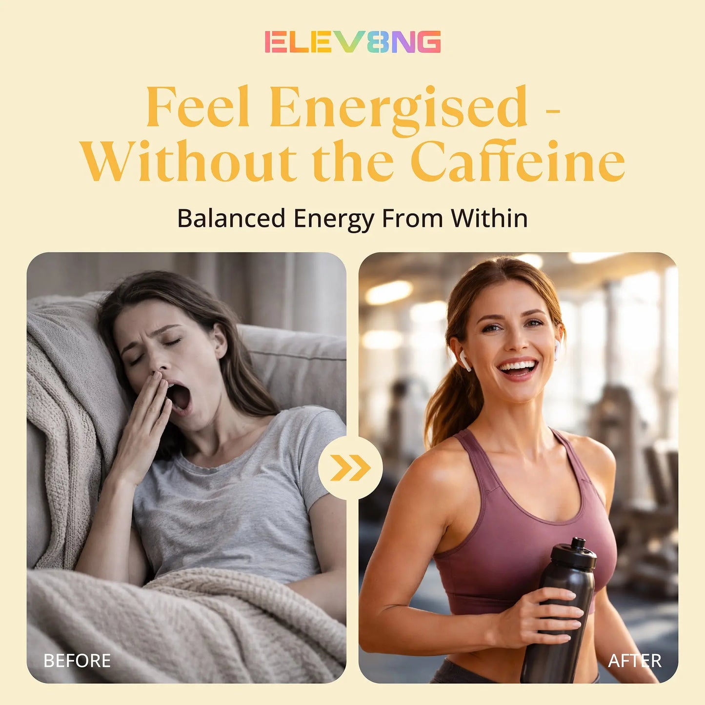 Elev8ng Vegan Collagen Protein Shake - Banana Goldman Labs