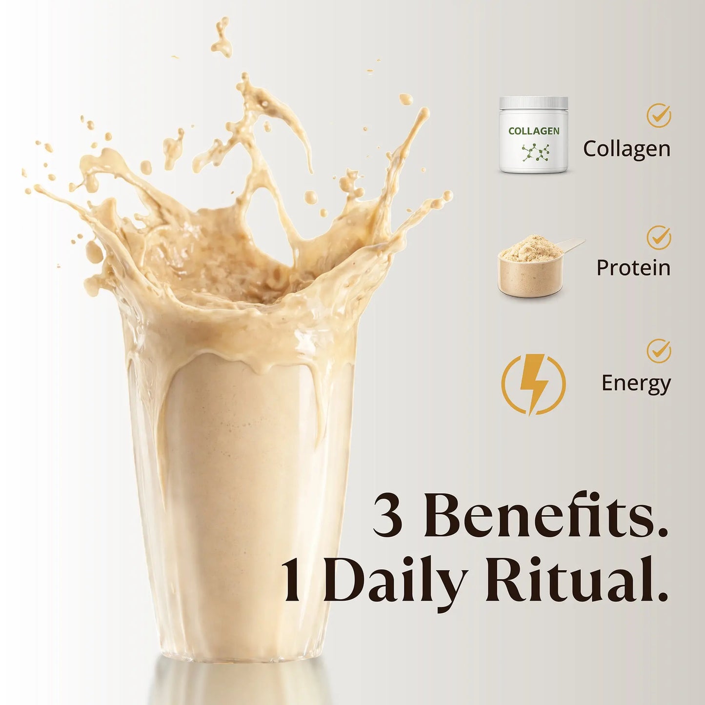 Elev8ng Vegan Collagen Protein Shake - Banana Goldman Labs