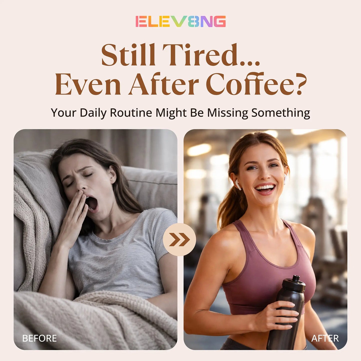 Elev8ng Vegan Collagen Protein Shake - Chocolate Goldman Labs