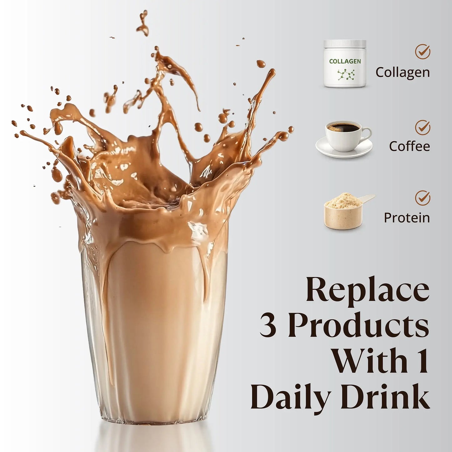 Elev8ng Vegan Collagen Protein Shake - Chocolate Goldman Labs