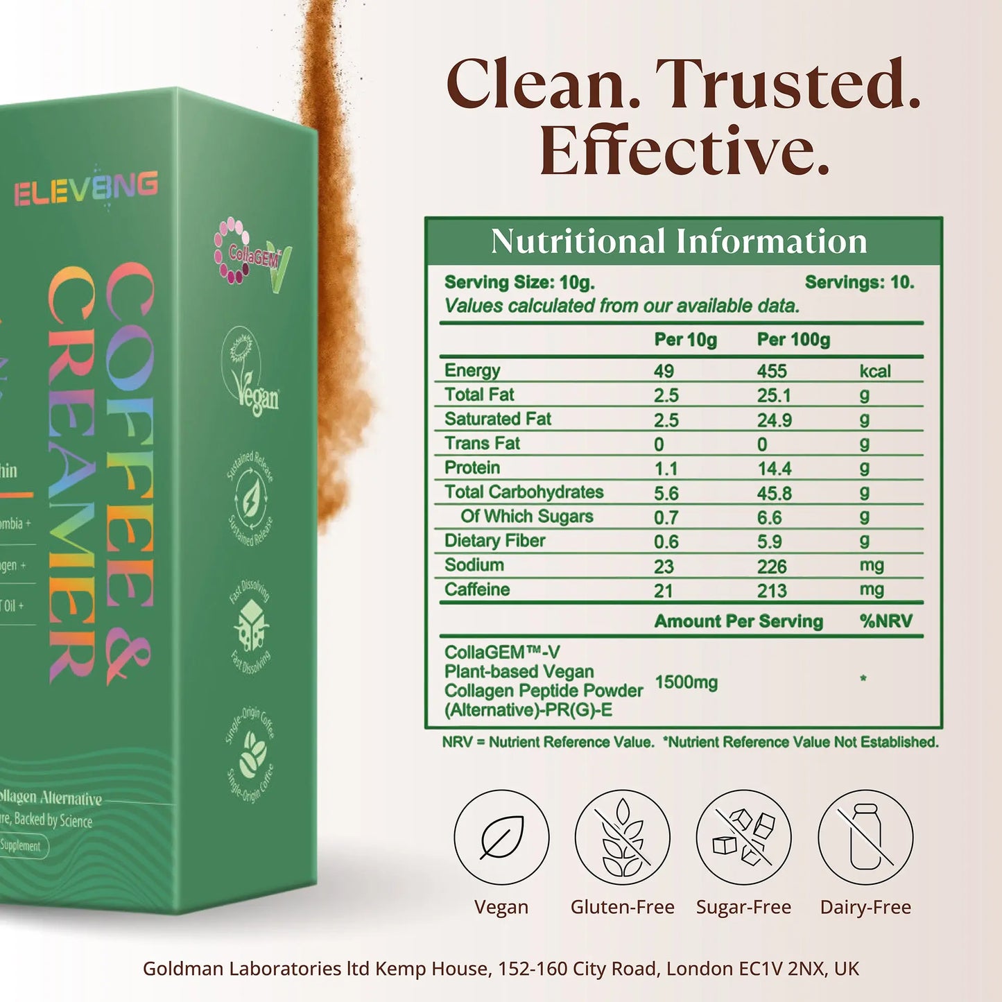 Vegan Collagen Coffee Creamer: Fuel Your Day, Feel Good About It Goldman Labs