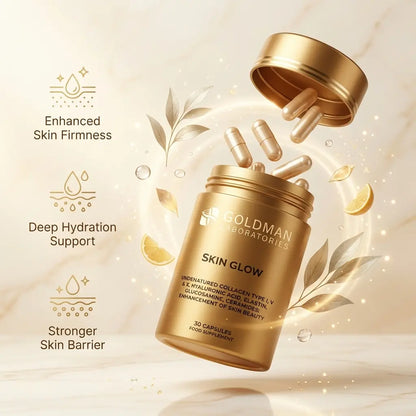 Optimcell® Skin Glow – Best Collagen Supplements For Skin  – 30 Caps Goldman Labs
